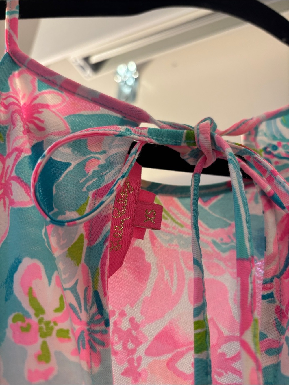 Lilly Pulitzer Pink and Green Strapless Floral summertime 👗 dress - Picture 6 of 8
